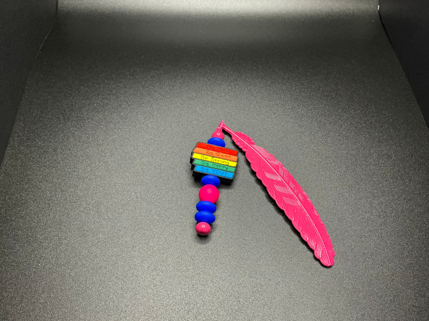 Beaded Feather Bookmark