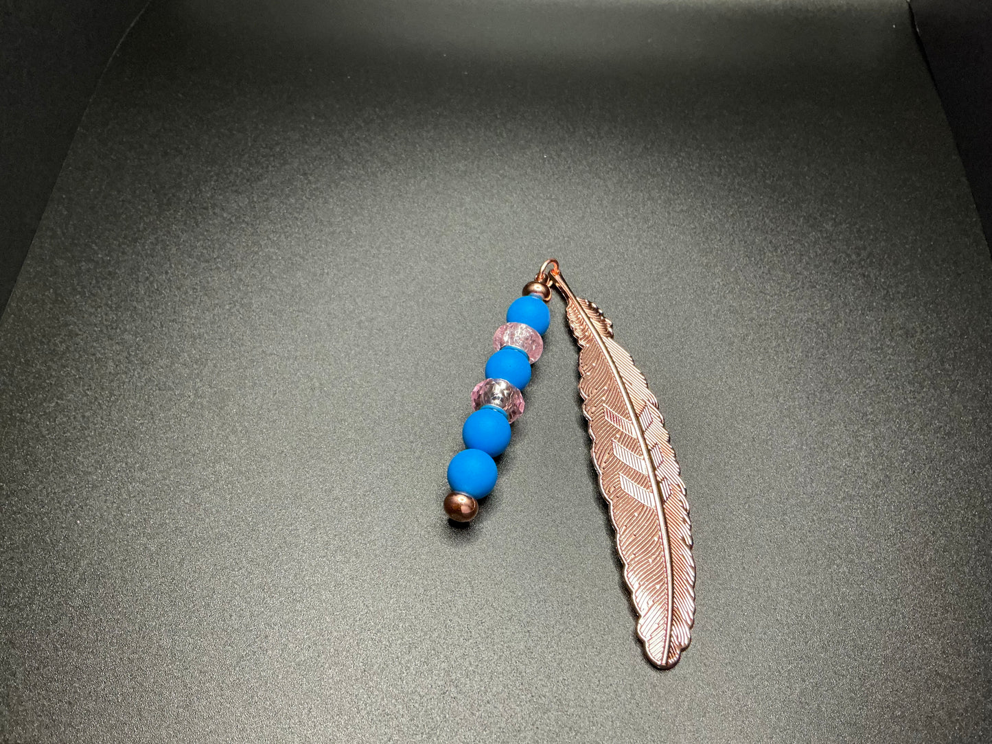 Beaded Feather Bookmark