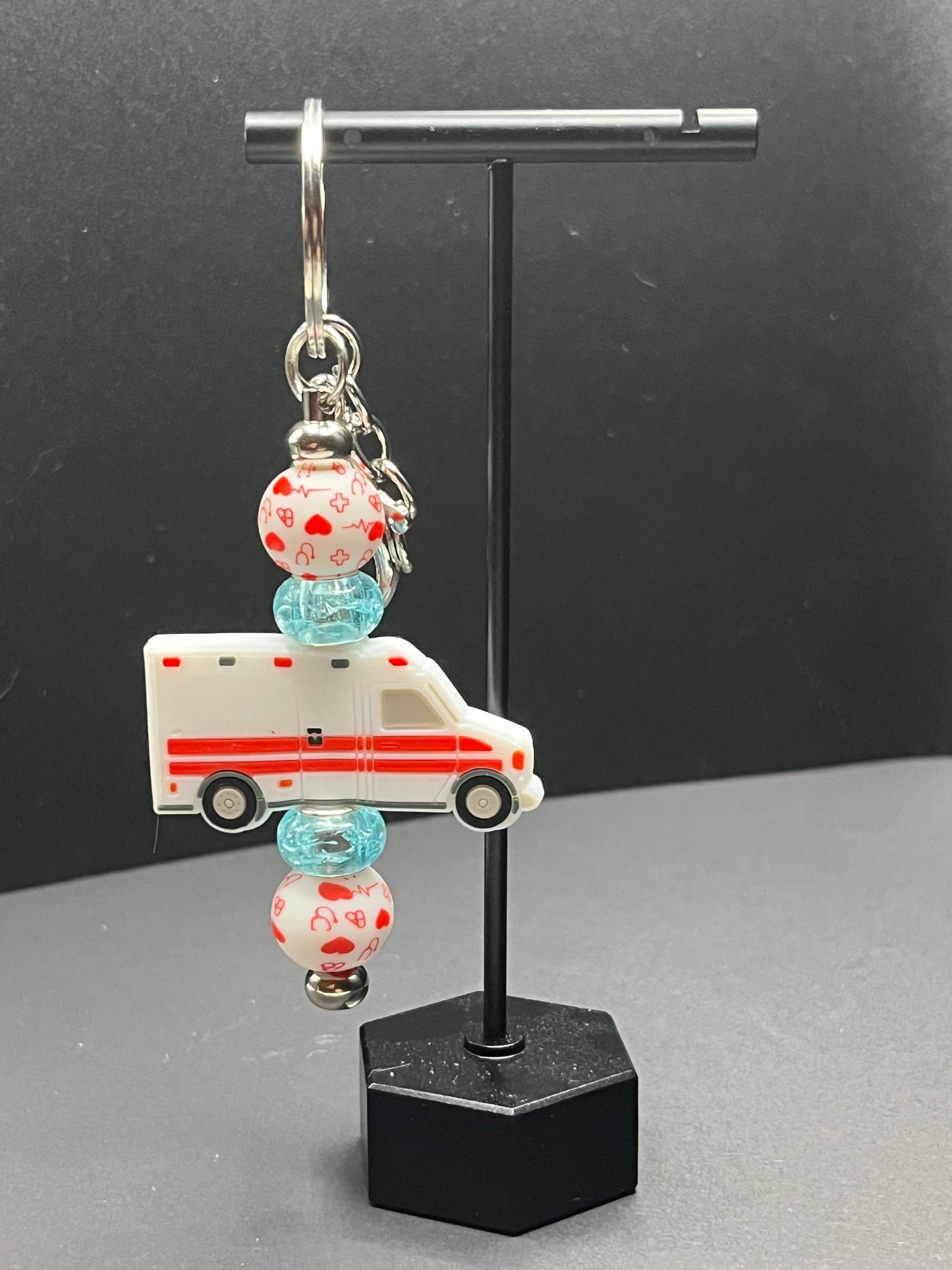 Silicone Bead Keychain