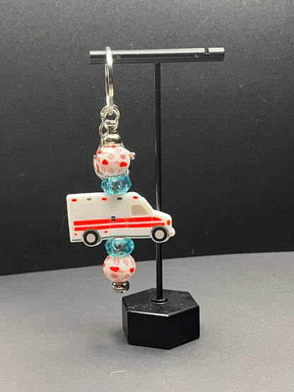 Silicone Bead Keychain