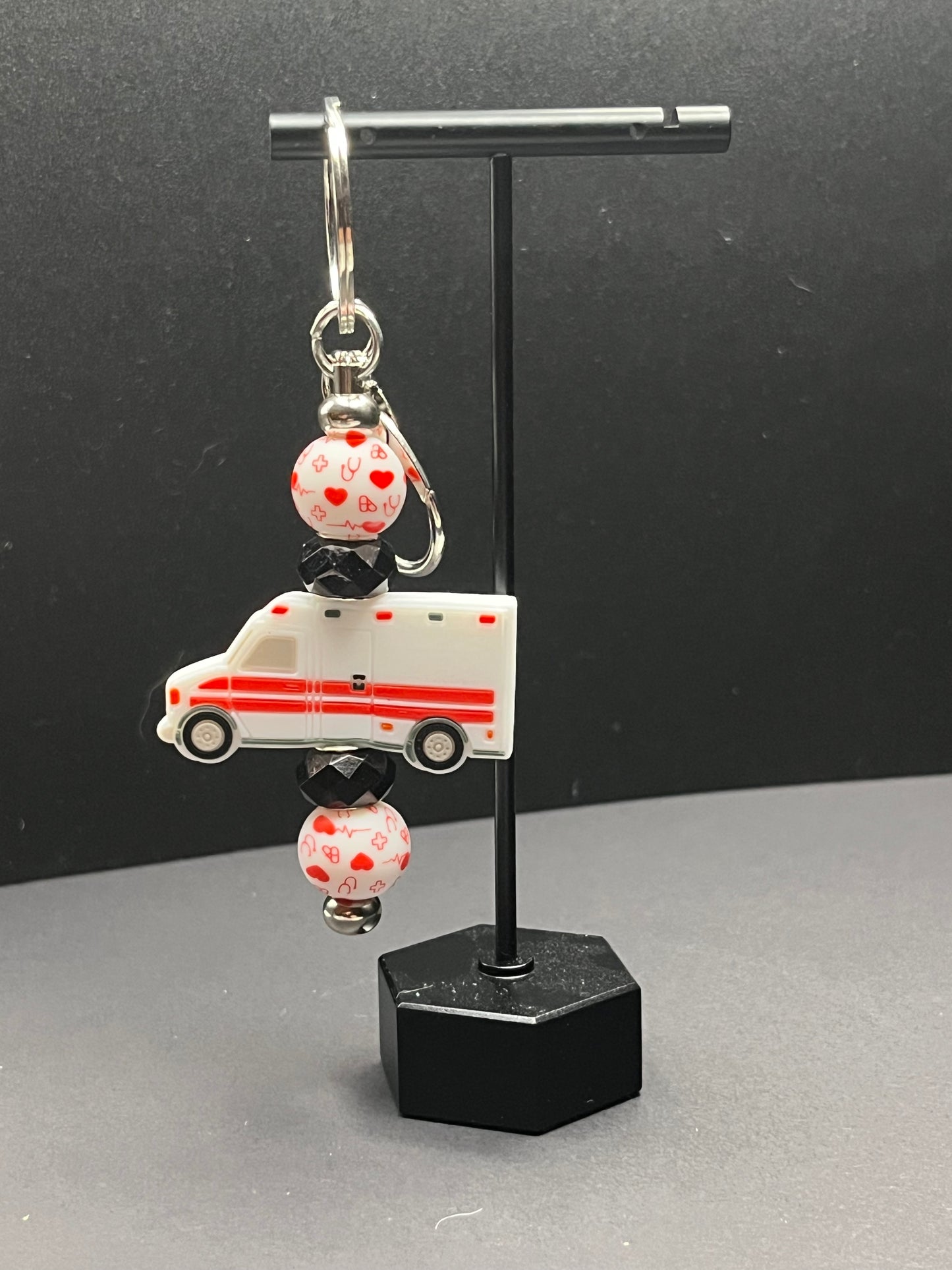 Silicone Bead Keychain