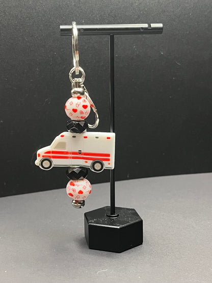 Silicone Bead Keychain