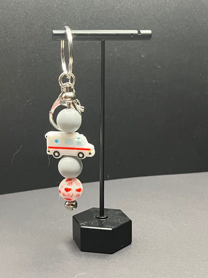 Silicone Bead Keychain