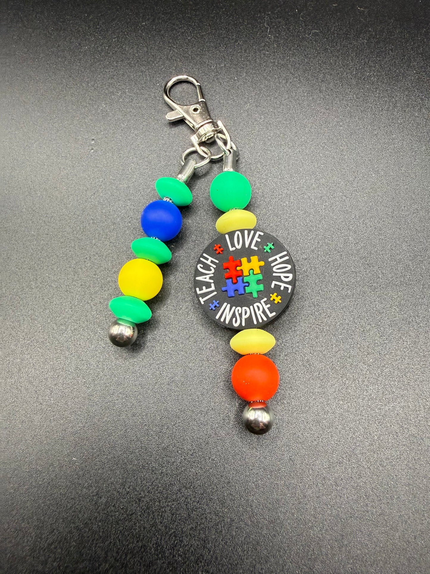 Silicone Bead Keychain