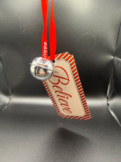 Christmas Santa's Sleigh Bell Ornament