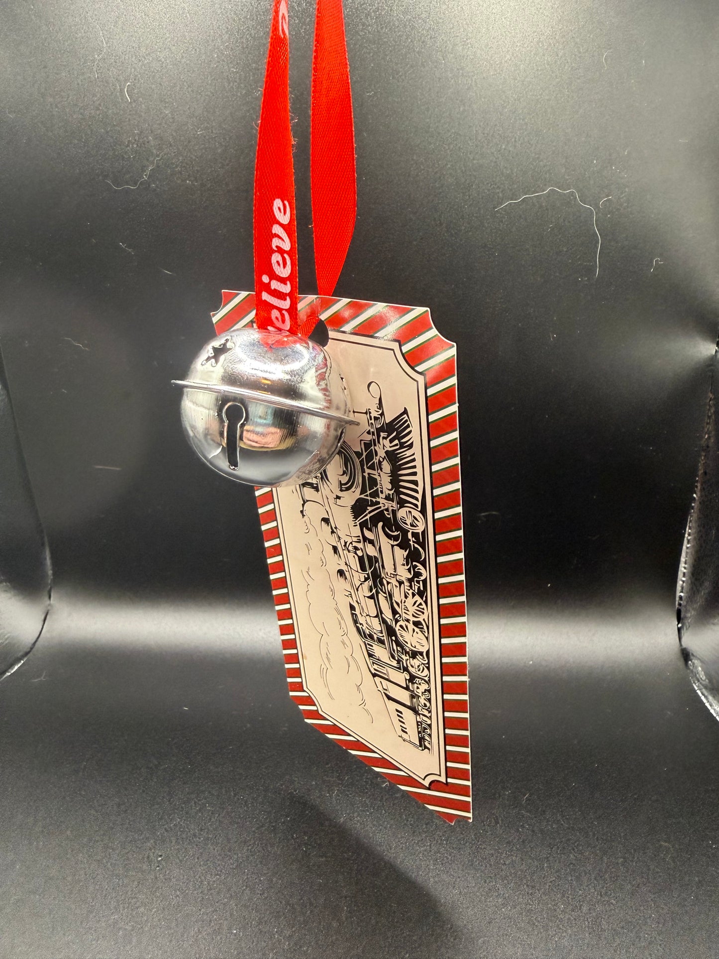 Christmas Santa's Sleigh Bell Ornament