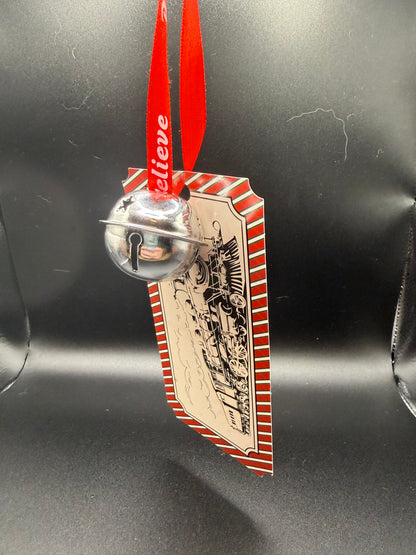 Christmas Santa's Sleigh Bell Ornament