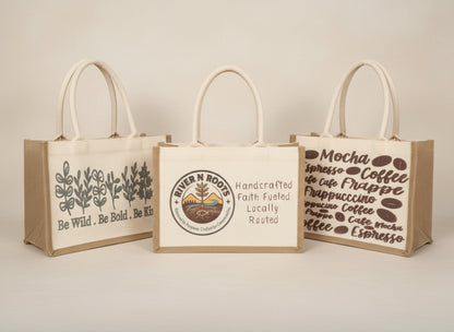 Burlap Tote Bags