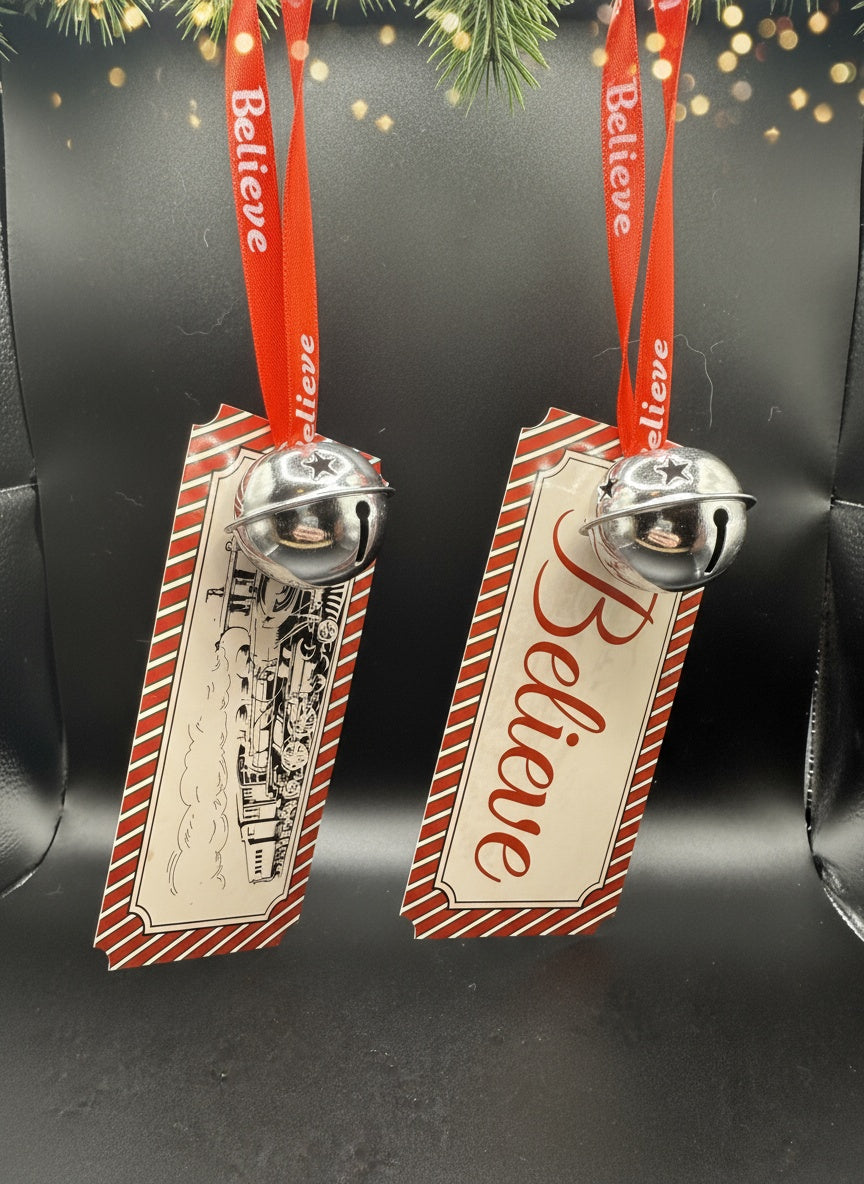 Christmas Santa's Sleigh Bell Ornament