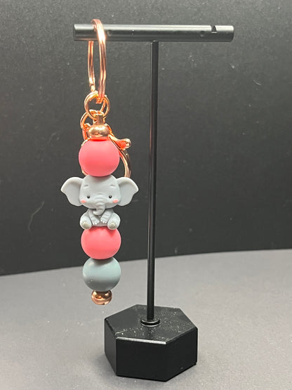 Silicone Bead Keychain