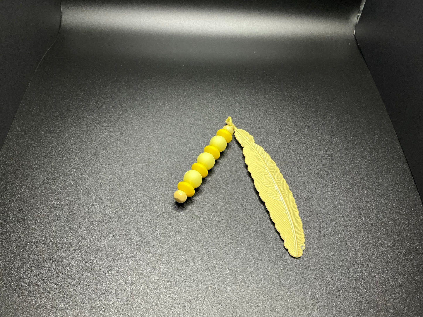 Beaded Feather Bookmark