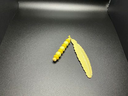Beaded Feather Bookmark