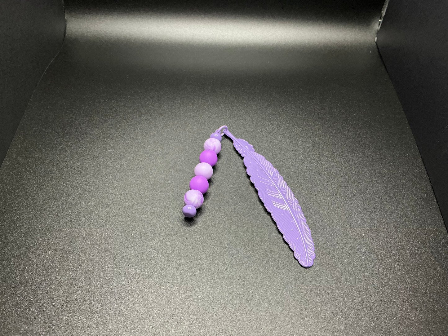 Beaded Feather Bookmark