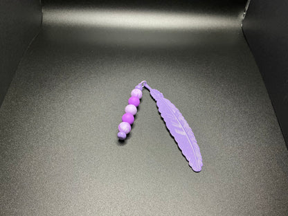 Beaded Feather Bookmark