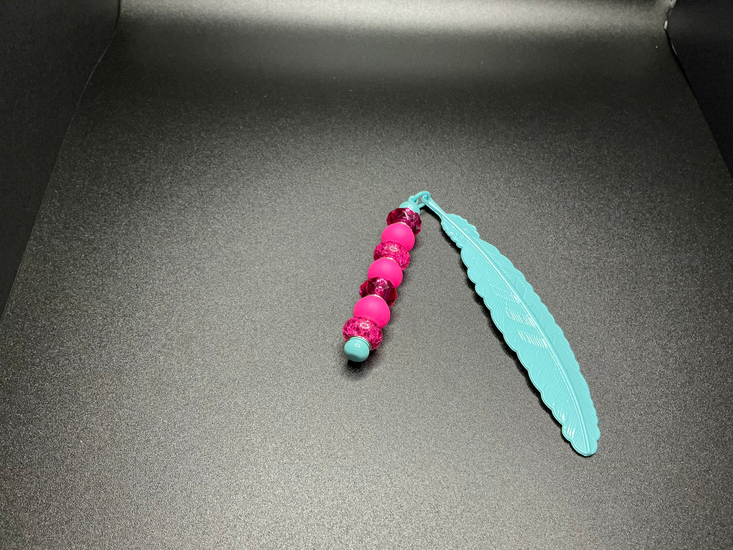 Beaded Feather Bookmark