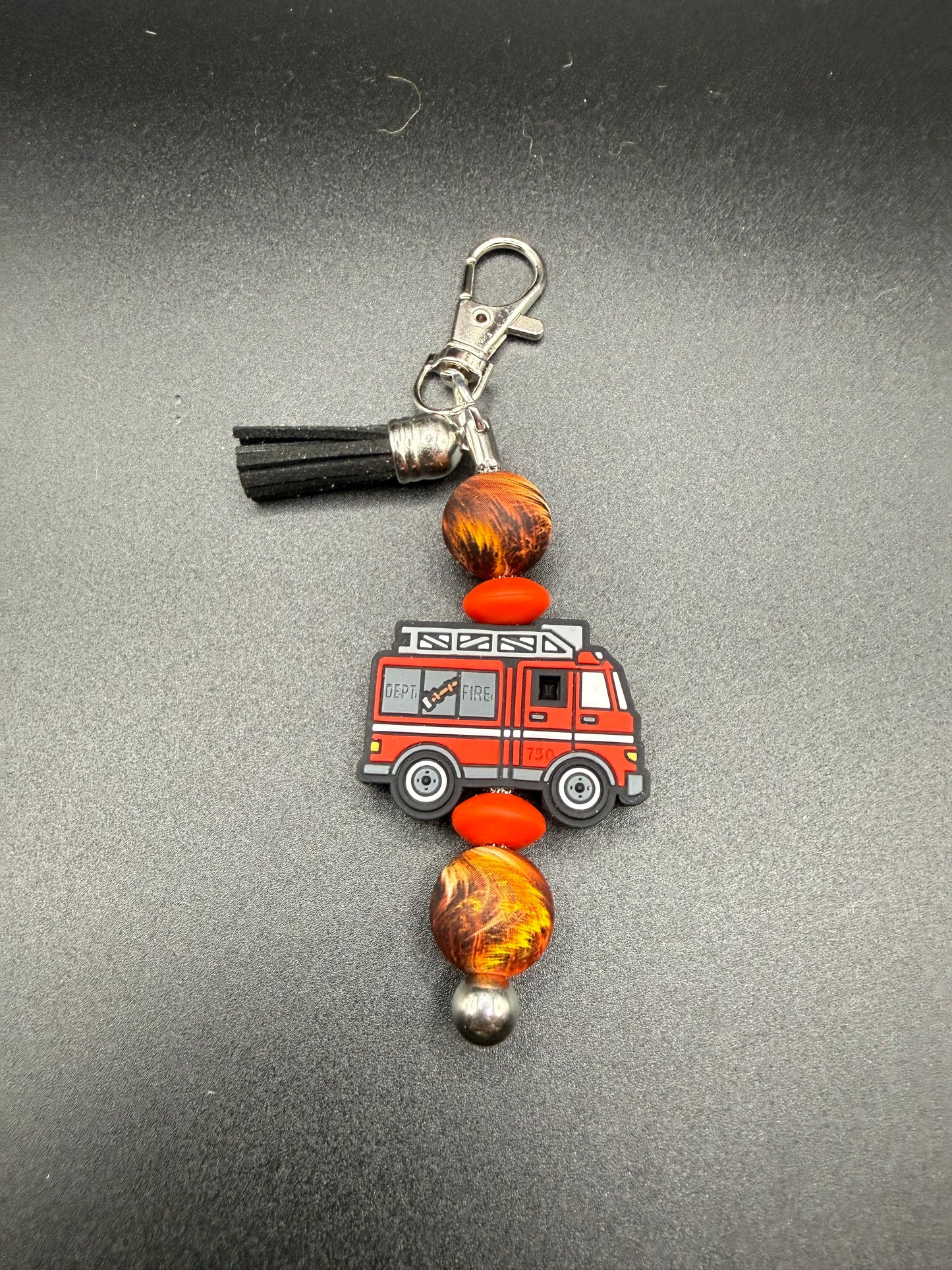 Silicone Bead Keychain