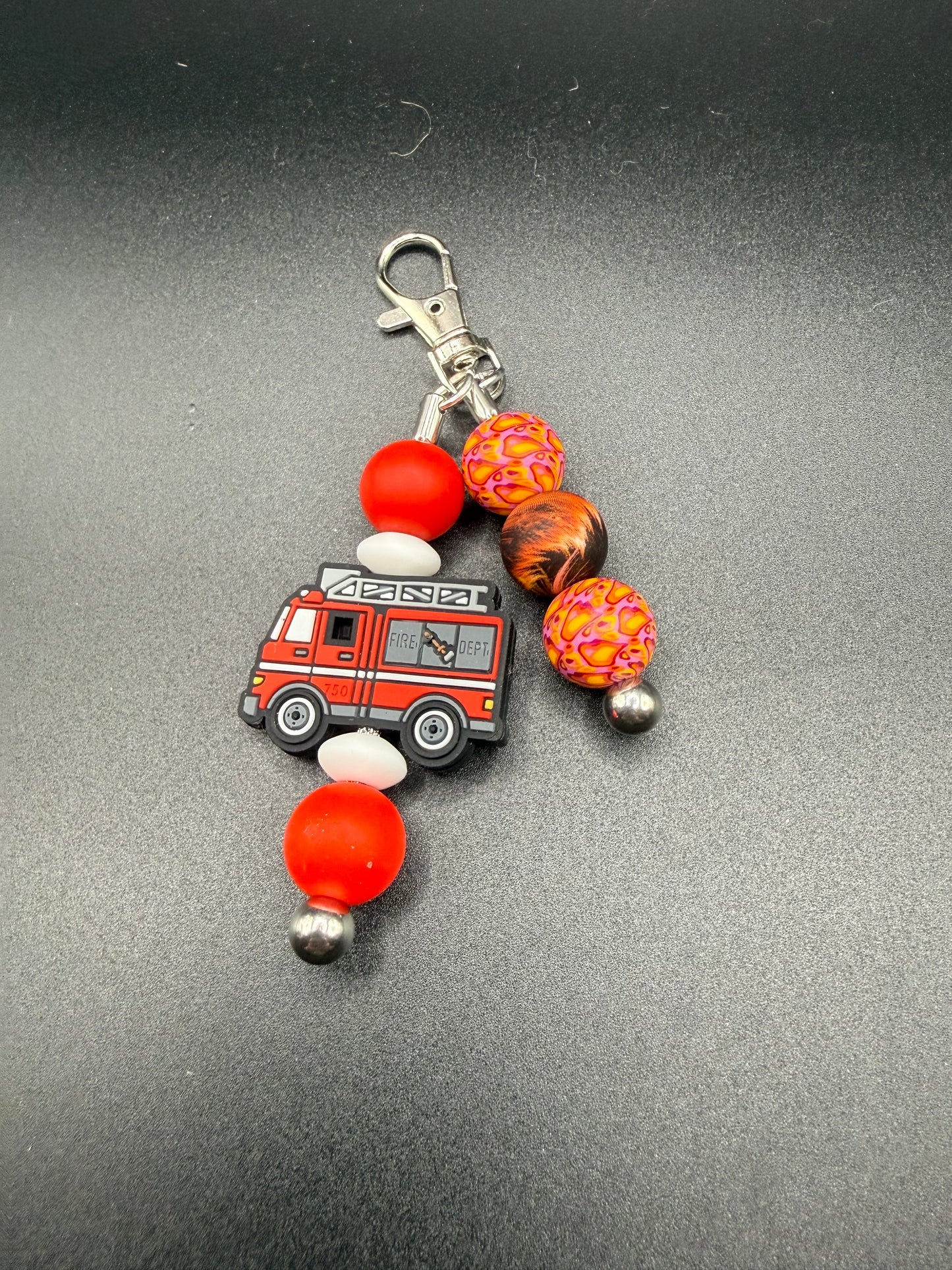 Silicone Bead Keychain
