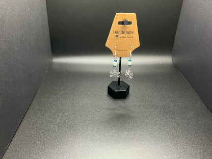 Metal Snowflake Earrings