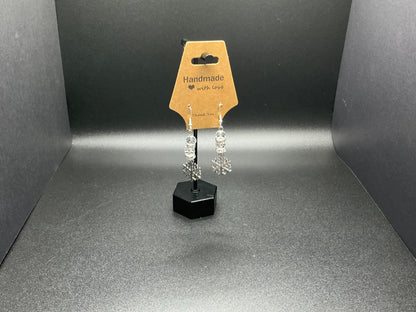 Metal Snowflake Earrings