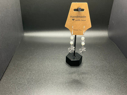 Metal Snowflake Earrings