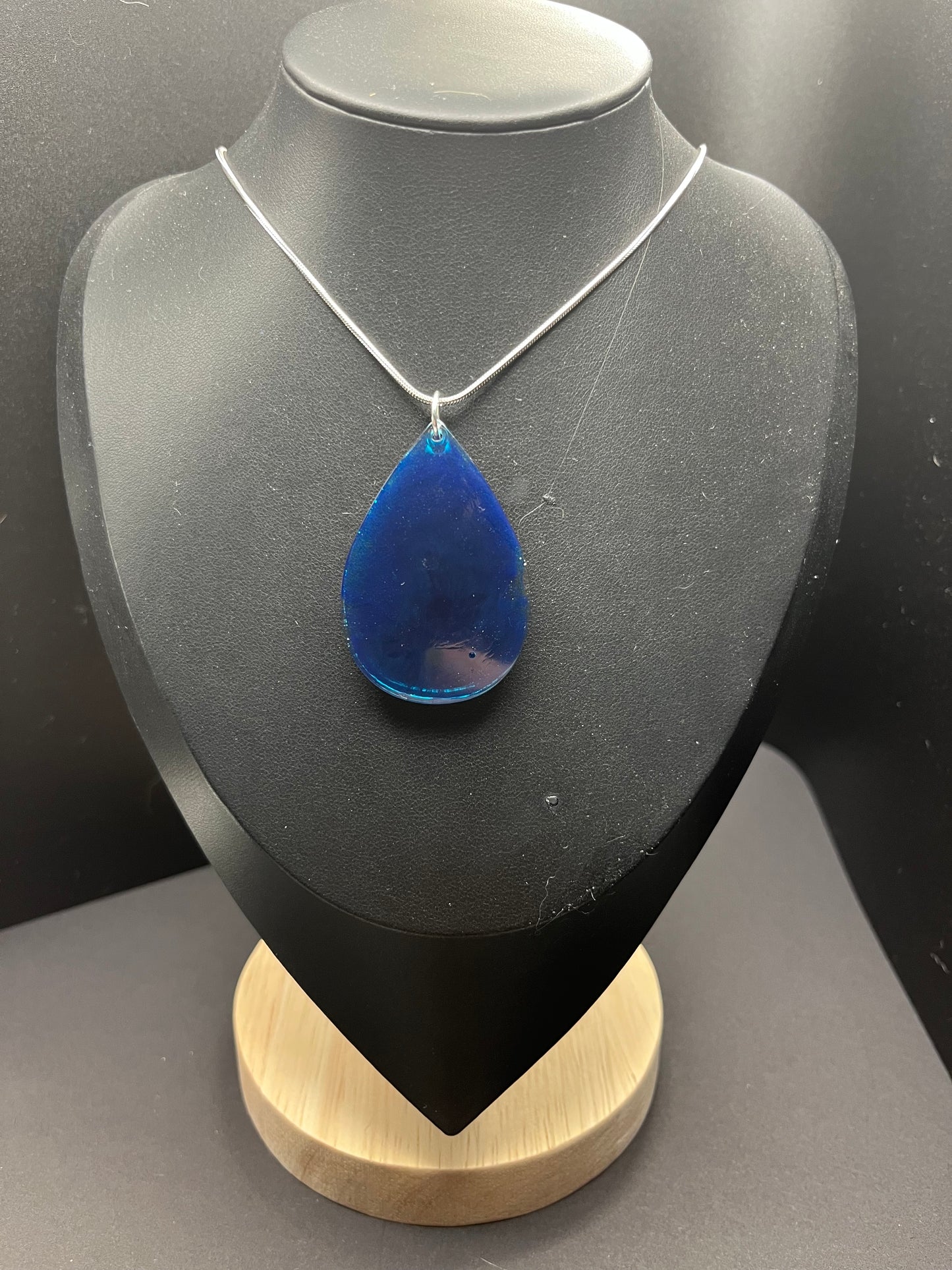 Artisan Resin Pendant Necklace