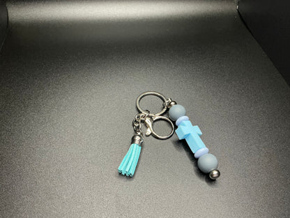 Silicone Bead Keychain