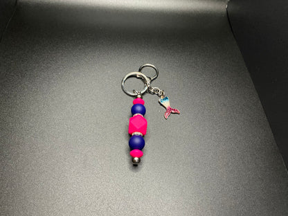 Silicone Bead Keychain