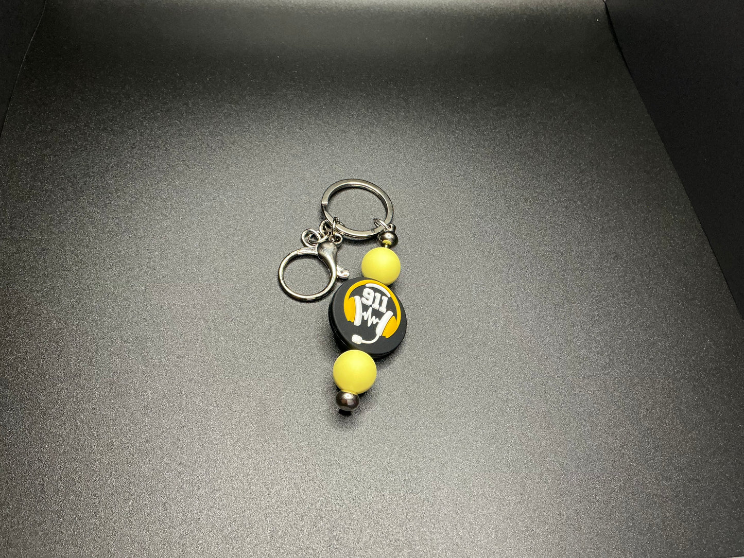 Silicone Bead Keychain