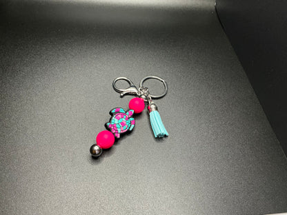 Silicone Bead Keychain