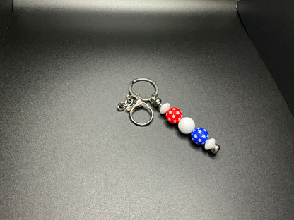 Silicone Bead Keychain