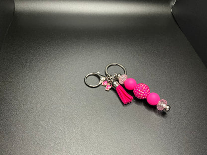 Silicone Bead Keychain