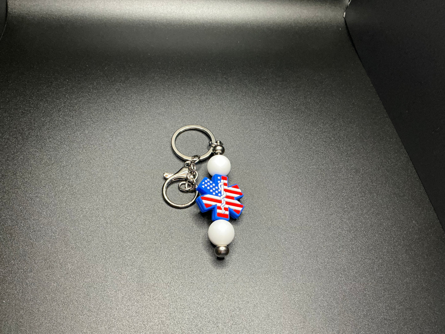 Silicone Bead Keychain