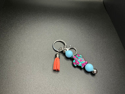 Silicone Bead Keychain