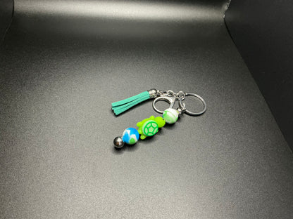 Silicone Bead Keychain
